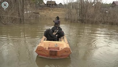 Как в Болотнинском районе справились с сезонным разливом реки Ояш?