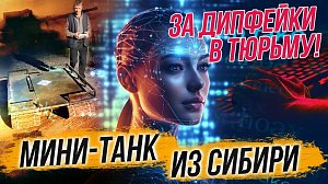 Дипфейки: 7 лет тюрьмы и штраф 1,5 миллиона / Мини-танк на радиоуправлении | Стрим ОТС LIVE — 6 июня