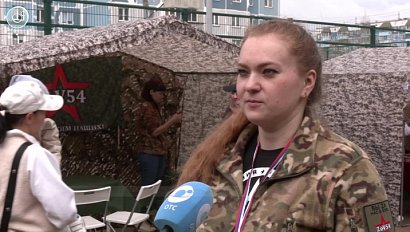 Эстафету патриотического фестиваля принял Октябрьский район Новосибирска