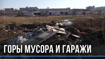 Скоро завалят гаражи: стихийная свалка на Игарской