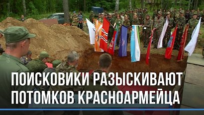 Разыскиваются родственники красноармейца, найденного под Новгородом