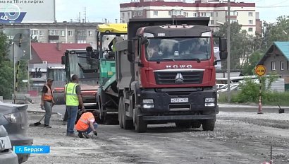 Проезд на улице Боровой обещают открыть в конце июня в Бердске