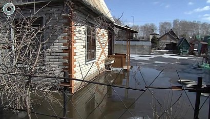 Талая вода на садовых участках. Дачники винят в своих бедах соседей, которые живут чуть выше