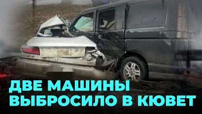 Иномарка на огромной скорости врезалась в «Хонду»