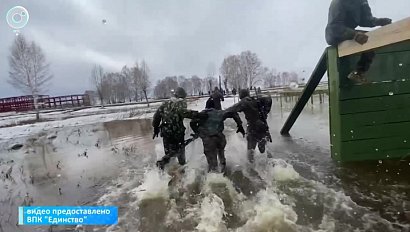 Кадеты провели весенние каникулы на полигоне в Шилово