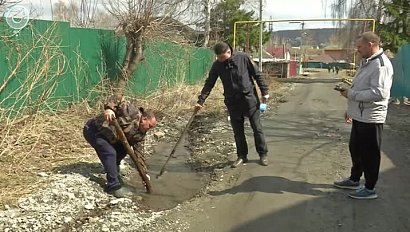 Электрический кабель стал причиной разрушения дороги и подтопления домов в частном секторе