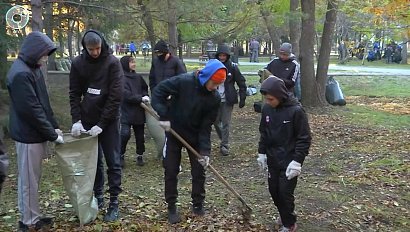 Взяли грабли в руки. Сколько парков и скверов убрали  во время городского субботника новосибирцы?