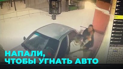 Нападение на таксиста попало на видеокамеры