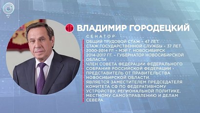 Отдельная тема: Дни Новосибирской области в Совете Федерации