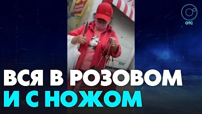 Пассажирка автобуса накинулась с ножом на новосибирцев