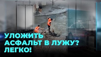 Нанотехнологии: иностранные специалисты укладывали асфальт в свежую лужу