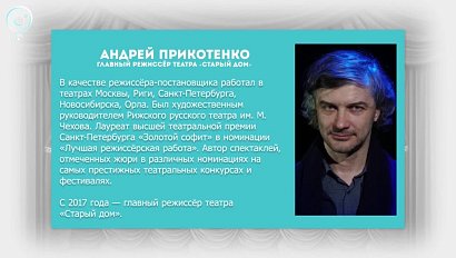 Интервью с Андреем Прикотенко. Премьера спектакля "Sociopath/Гамлет"